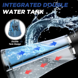 Appareil nettoyage oreille électrique à eau design moderne noir