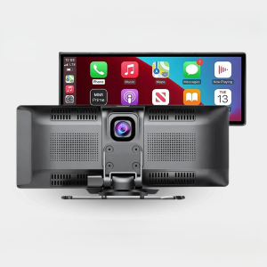 Écran tactile CarPlay et Android Auto installé sur tableau de bord voiture