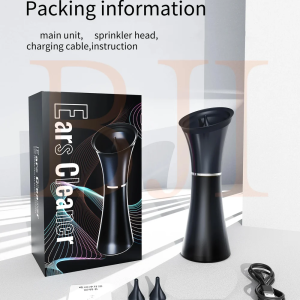 Appareil nettoyage oreille électrique à eau design moderne noir